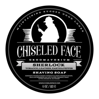 Sherlock - Shaving Soap - Chiseled Face